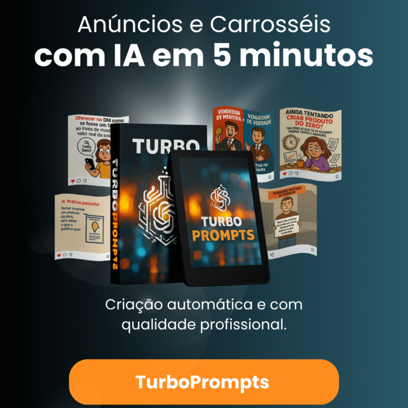 TurboPrompts: Criativos e conteúdo em alta velocidade, com a força da IA.